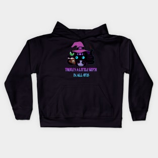 there´s a little Witch in all of us Kids Hoodie